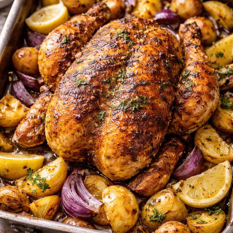 Jamie Oliver Paprika Roast Chicken