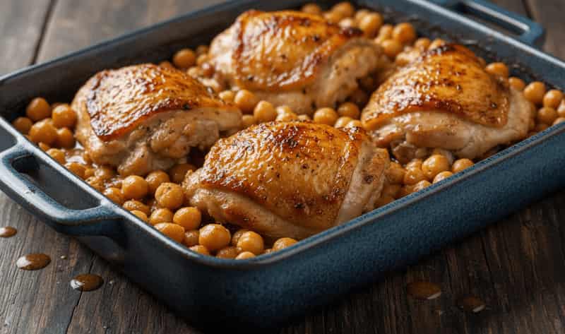 Jamie Oliver 5 Ingredients Chickpeas & Chicken
