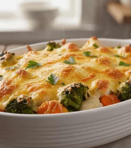 Jamie Oliver Cheesy Vegetables Bake