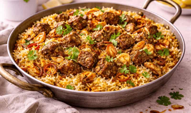 Jamie Oliver Lamb Biryani