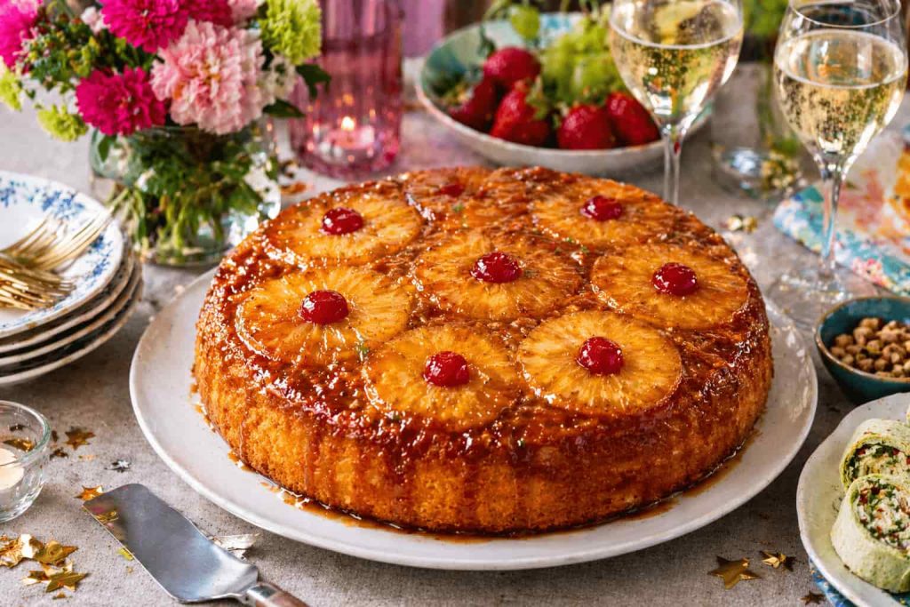 Jamie Oliver Pineapple Upside Down Cake