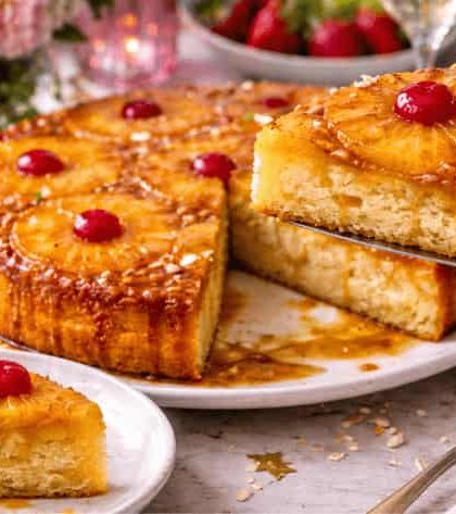 Jamie Oliver Pineapple Upside Down Cake