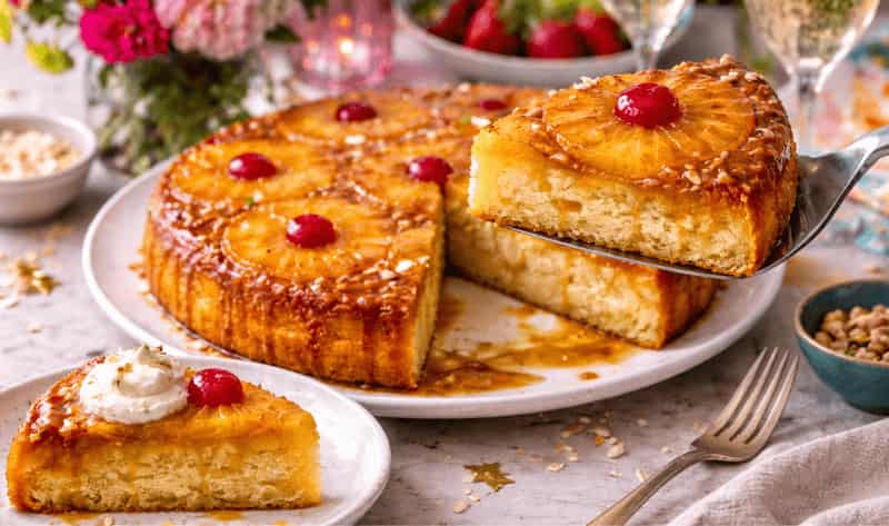 Jamie Oliver Pineapple Upside Down Cake