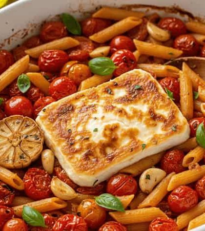 Jamie Oliver Roast Feta Pasta