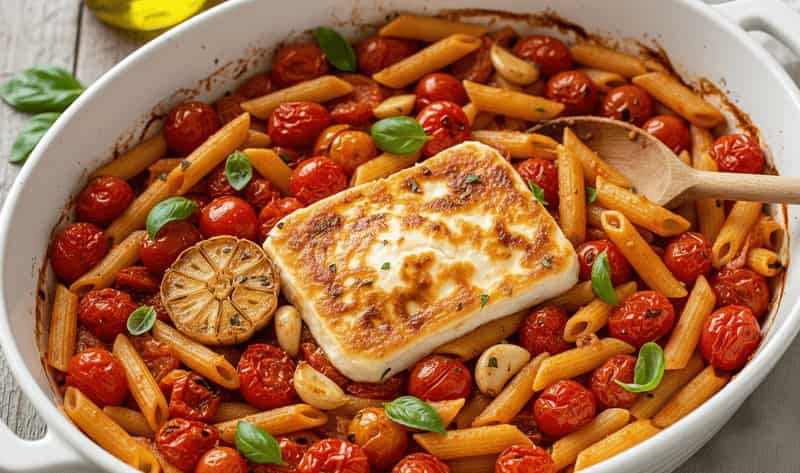 Jamie Oliver Roast Feta Pasta