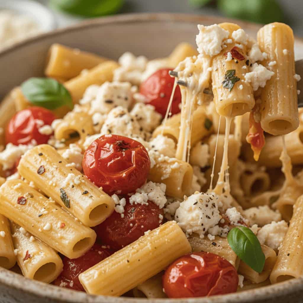 Jamie Oliver Roast Feta Pasta