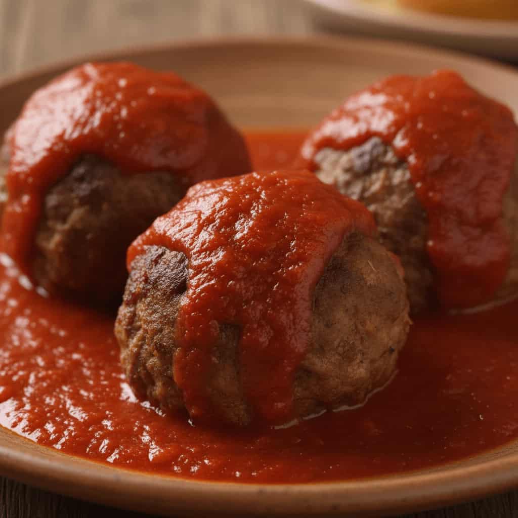 Jamie Oliver meatballs in tomato sauce