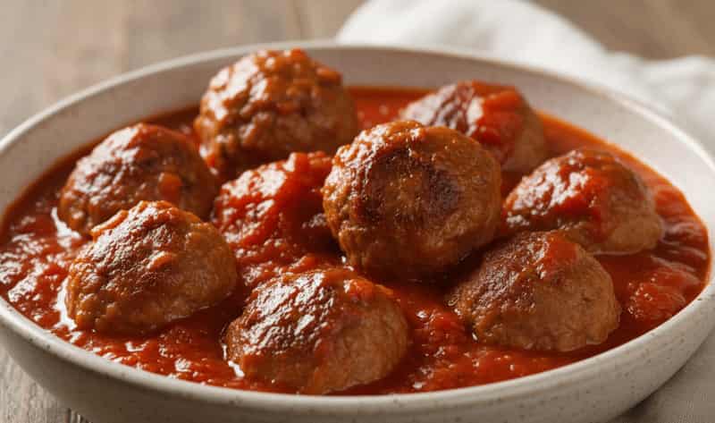 Jamie Oliver meatballs in tomato sauce