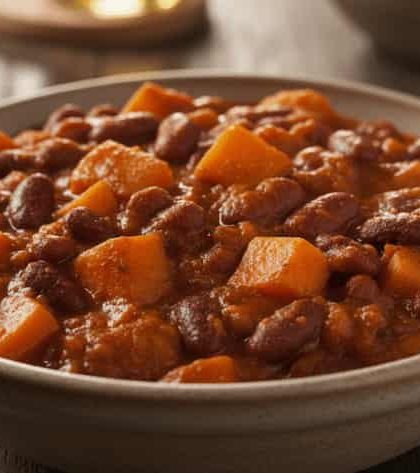 Jamie Oliver veggie chilli 15 Minute meals