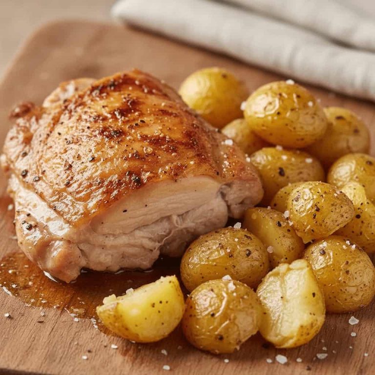 Jamie Oliver Chicken Thighs with Potatoes and Tomatoes Recipe