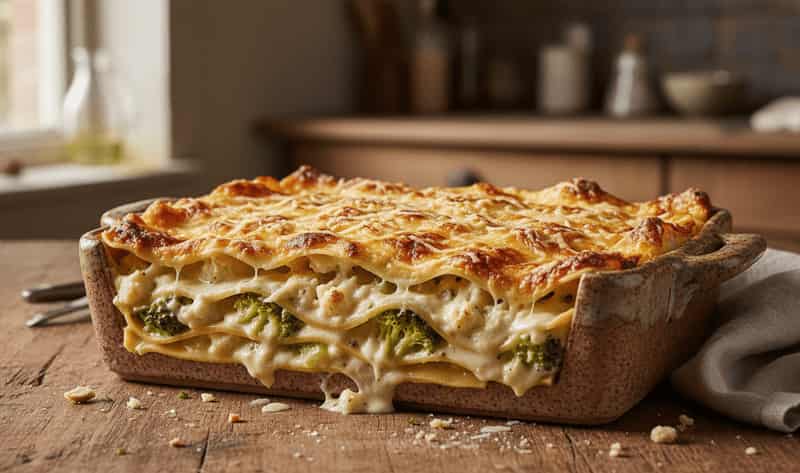 Jamie Oliver Cauliflower and Broccoli Lasagne
