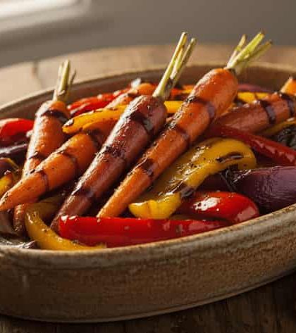 Jamie Oliver Balsamic Roasted Vegetables