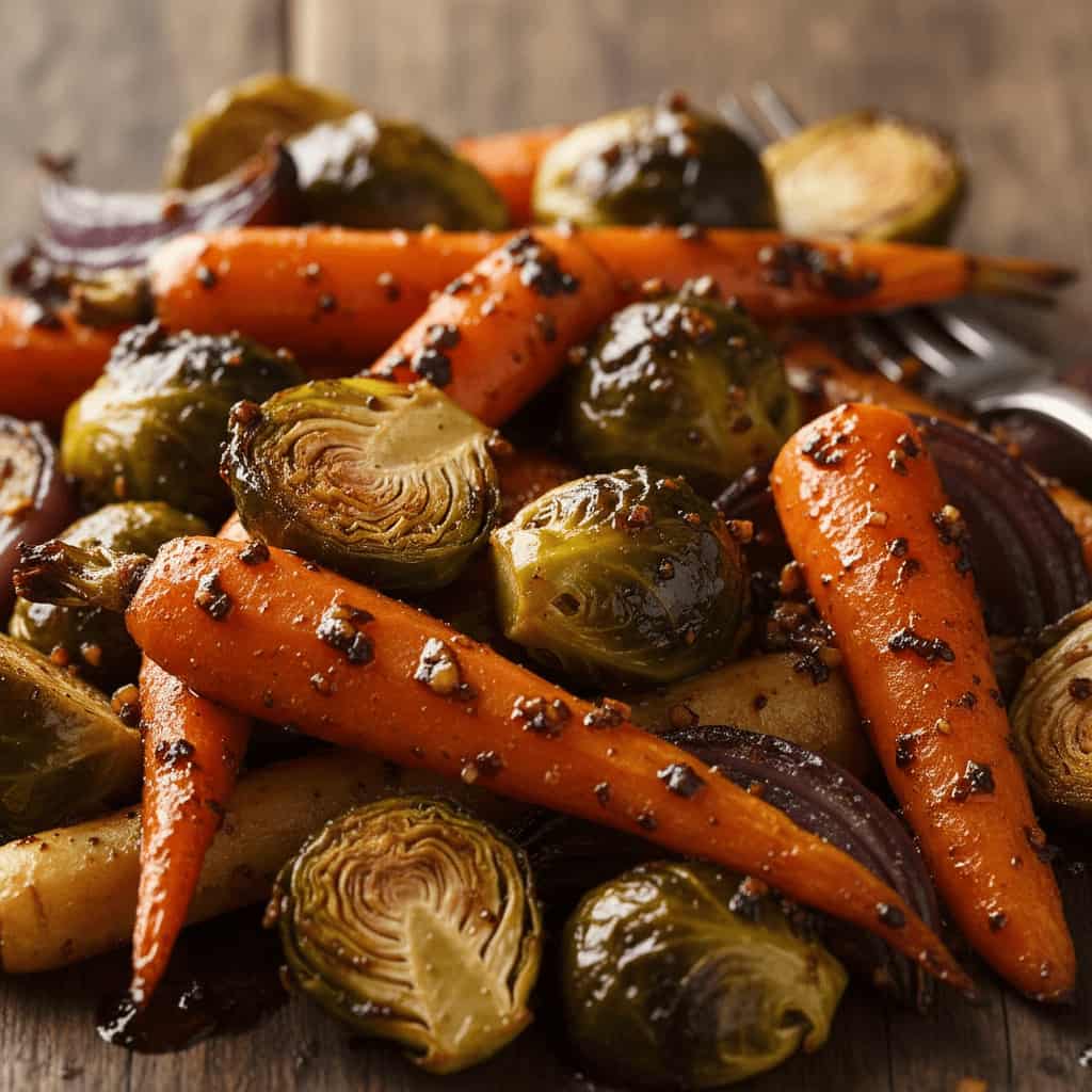 Jamie Oliver Balsamic Roasted Vegetables