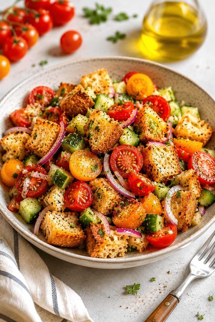 Jamie Oliver Panzanella Salad