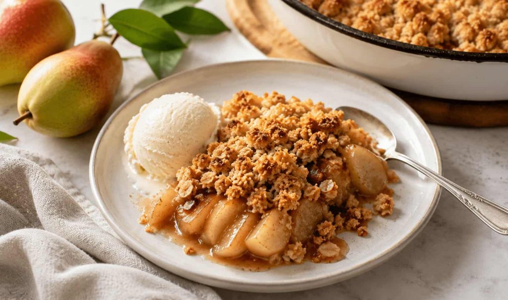 Jamie Oliver Apple and Pear Crumble