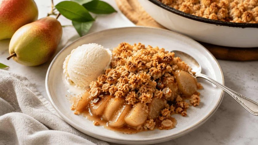 Jamie Oliver Apple and Pear Crumble