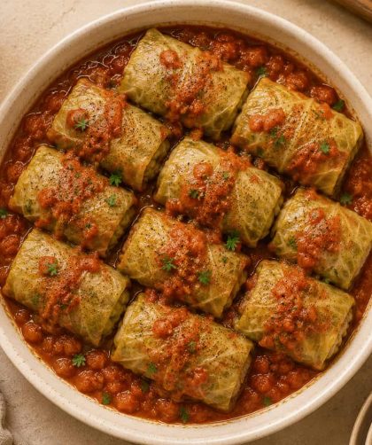 Jamie Oliver Stuffed Cabbage Rolls