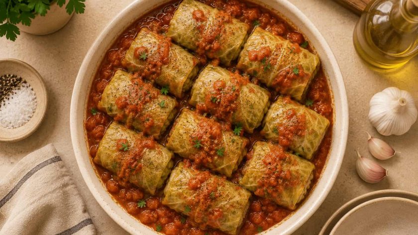 Jamie Oliver Stuffed Cabbage Rolls
