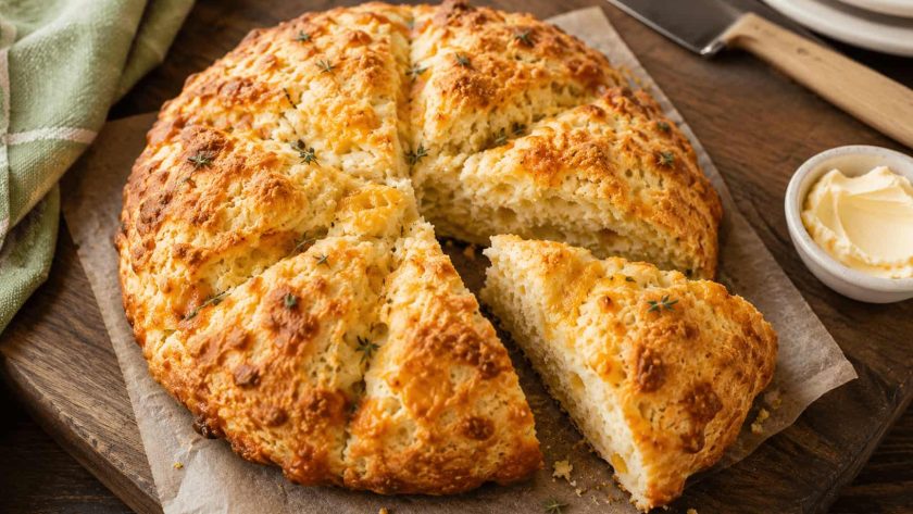 Jamie Oliver Cheesy Soda Bread