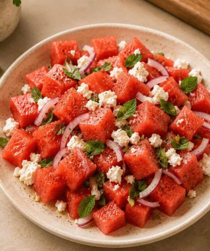 Jamie Oliver 5-Ingredient Watermelon Salad
