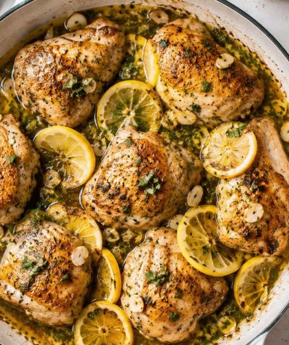 Jamie Oliver Lemon and Garlic Chicken