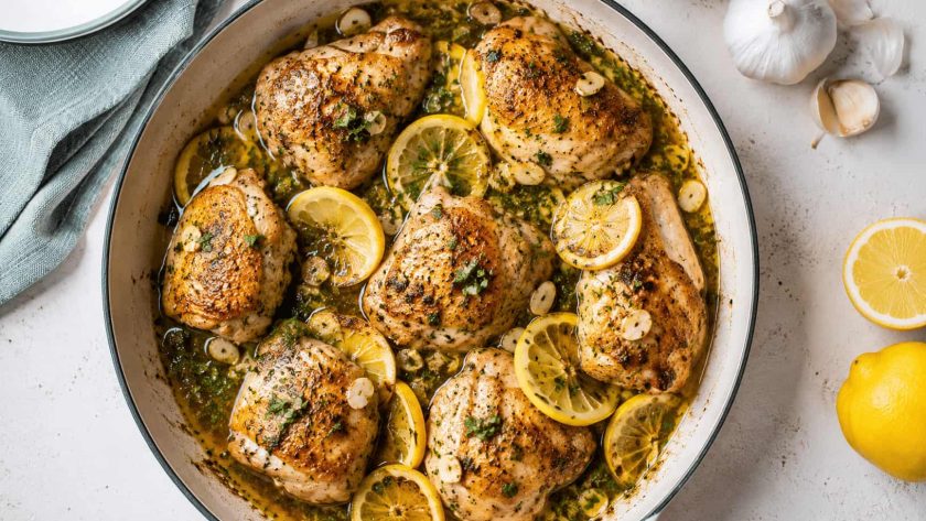 Jamie Oliver Lemon and Garlic Chicken