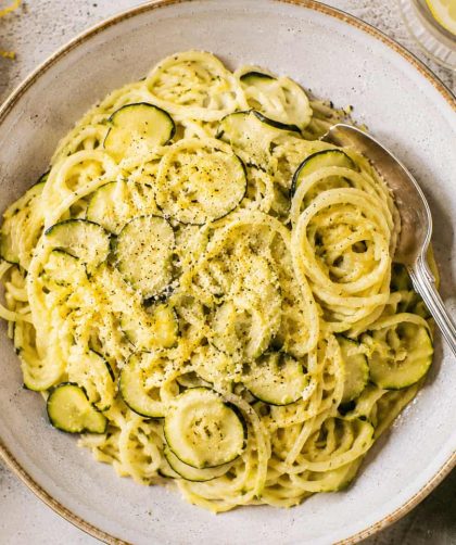 Jamie Oliver Lemon and Courgette Pasta