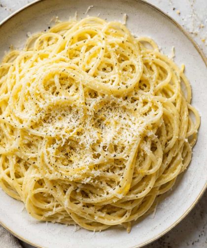 Jamie Oliver Lemon and Parmesan Pasta
