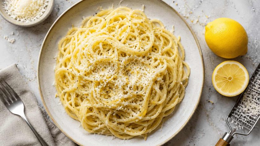 Jamie Oliver Lemon and Parmesan Pasta