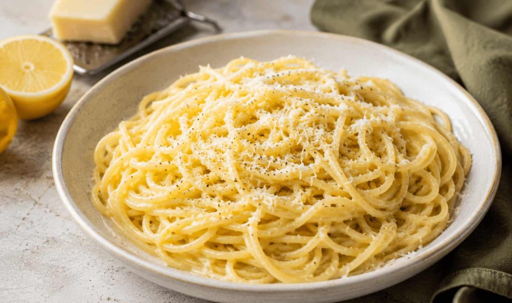 Jamie Oliver Lemon and Parmesan Pasta