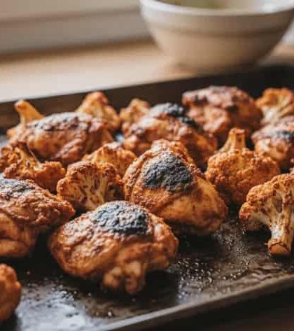 Jamie Oliver Roast Tikka Chicken & Cauliflower