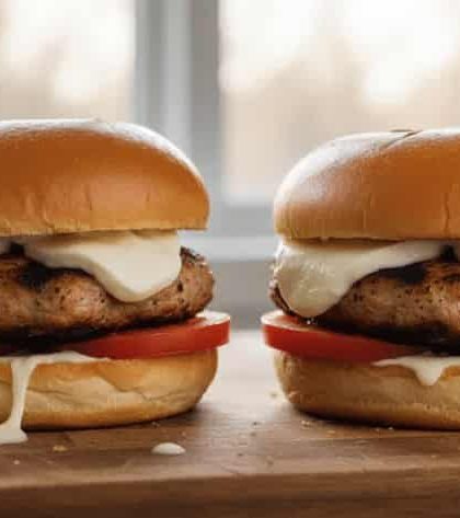 Jamie Oliver Caprese Chicken Burgers