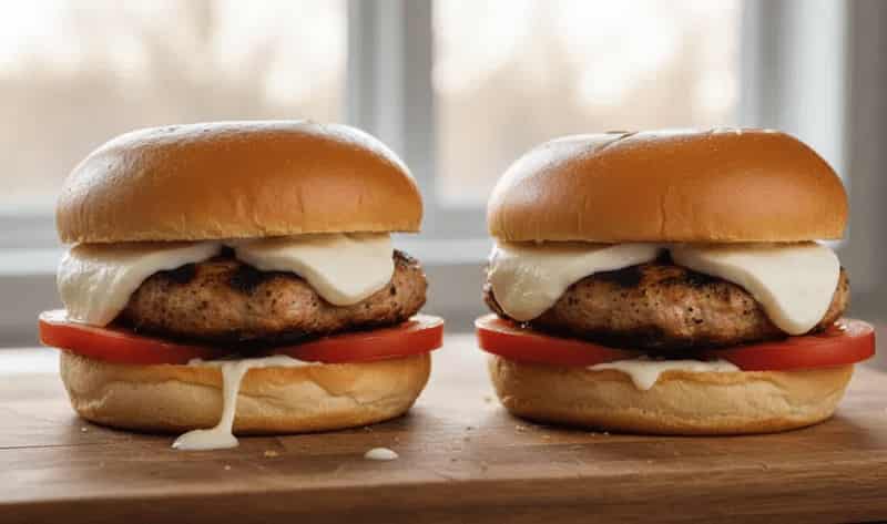 Jamie Oliver Caprese Chicken Burgers