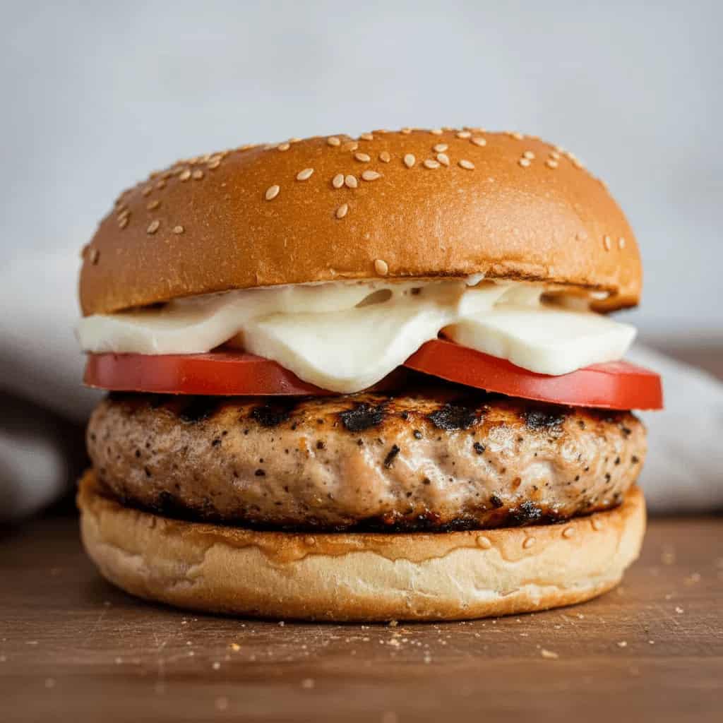 Jamie Oliver Caprese Chicken Burgers