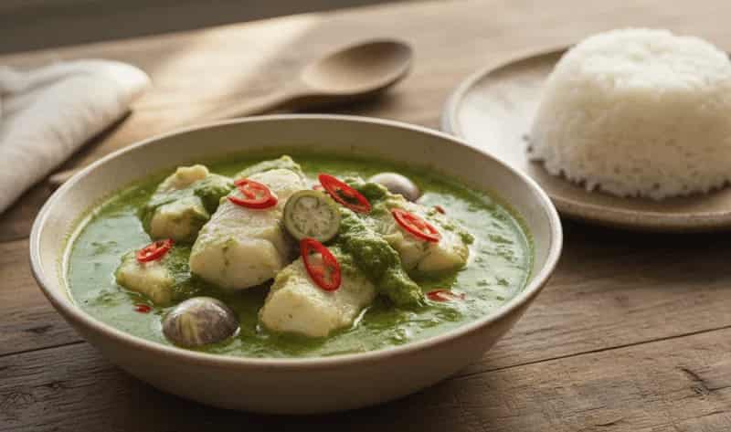 Jamie Oliver Fish Thai Green Curry