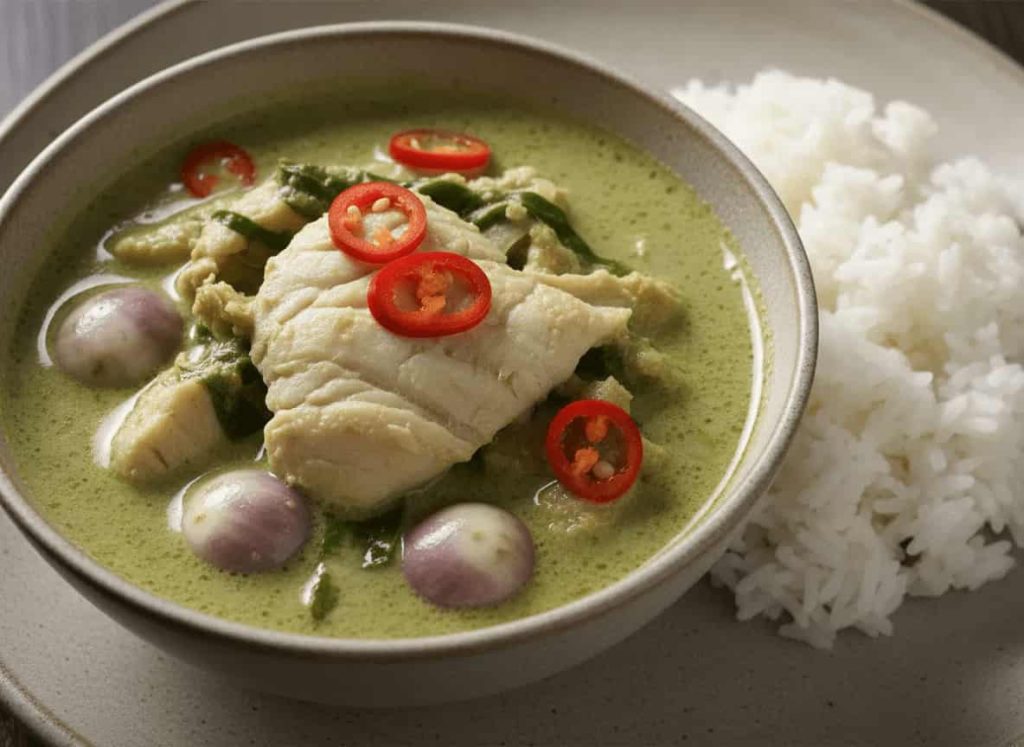 Jamie Oliver Fish Thai Green Curry